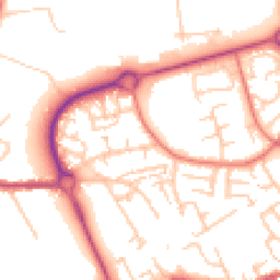 Daytime road noise heatmap for WN8 8HZ
