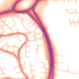 Daytime road noise heatmap for WN8 8RW