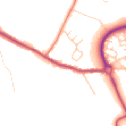 Daytime road noise heatmap for WN8 8TX
