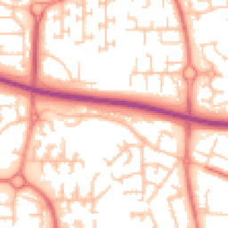 Daytime road noise heatmap for WN8 9AW