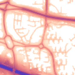 Daytime road noise heatmap for WN8 9DE