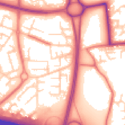 Daytime road noise heatmap for WN8 9DZ