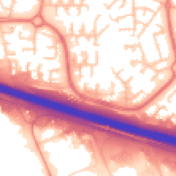 Daytime road noise heatmap for WN8 9HQ