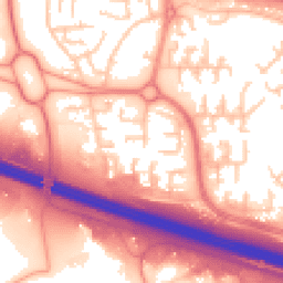 Daytime road noise heatmap for WN8 9LS