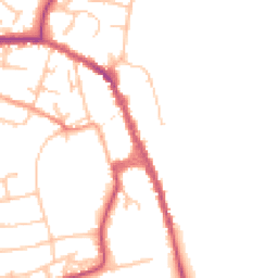 Daytime road noise heatmap for WR10 1AA