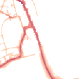 Daytime road noise heatmap for WR10 1AL