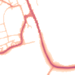 Daytime road noise heatmap for WR10 1AS