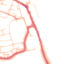Daytime road noise heatmap for WR10 1AW