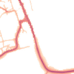 Daytime road noise heatmap for WR10 1AZ
