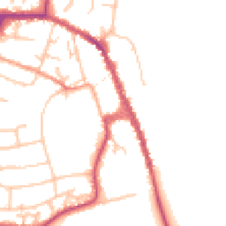 Daytime road noise heatmap for WR10 1BB