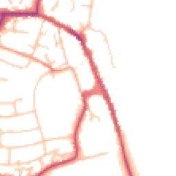 Daytime road noise heatmap for WR10 1BE