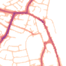 Daytime road noise heatmap for WR10 1BN