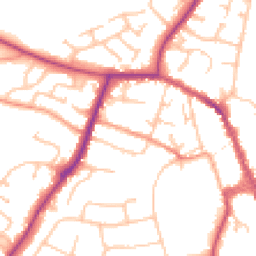 Daytime road noise heatmap for WR10 1BP