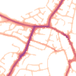 Daytime road noise heatmap for WR10 1BS