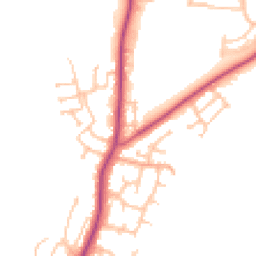 Daytime road noise heatmap for WR10 1BU