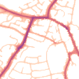 Daytime road noise heatmap for WR10 1BY