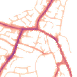 Daytime road noise heatmap for WR10 1DA