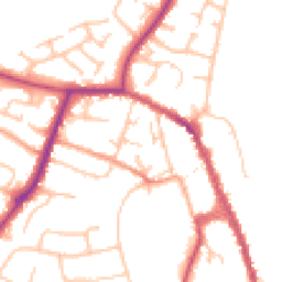 Daytime road noise heatmap for WR10 1DG