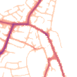 Daytime road noise heatmap for WR10 1DH