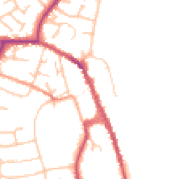 Daytime road noise heatmap for WR10 1DP