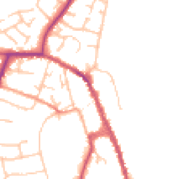 Daytime road noise heatmap for WR10 1DU