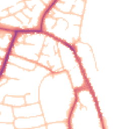 Daytime road noise heatmap for WR10 1DW