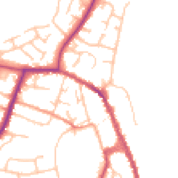 Daytime road noise heatmap for WR10 1EA