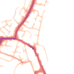 Daytime road noise heatmap for WR10 1EL