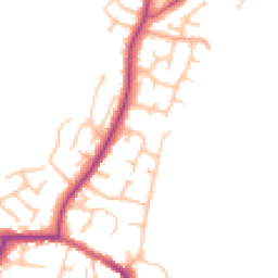 Daytime road noise heatmap for WR10 1ER