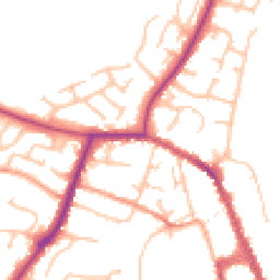 Daytime road noise heatmap for WR10 1HG