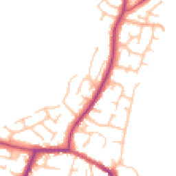 Daytime road noise heatmap for WR10 1PJ