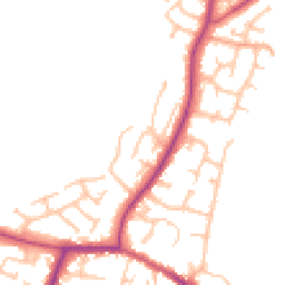 Daytime road noise heatmap for WR10 1PQ