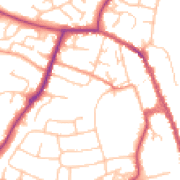 Daytime road noise heatmap for WR10 1PY