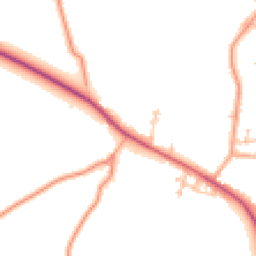 Daytime road noise heatmap for WR10 2AG