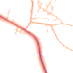 Daytime road noise heatmap for WR10 2AQ