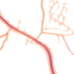 Daytime road noise heatmap for WR10 2AW