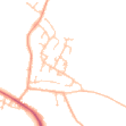 Daytime road noise heatmap for WR10 2BL