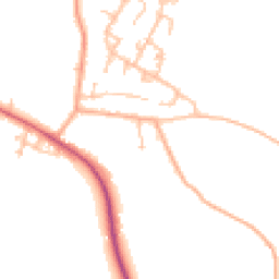 Daytime road noise heatmap for WR10 2BW