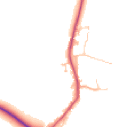 Daytime road noise heatmap for WR10 2DH