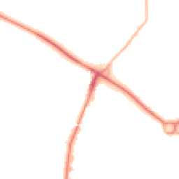 Night-time road noise heatmap for WR10 2DP