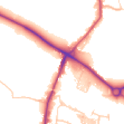 Daytime road noise heatmap for WR10 2DR