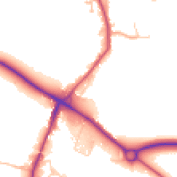 Daytime road noise heatmap for WR10 2EP