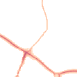 Night-time road noise heatmap for WR10 2ER
