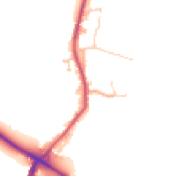 Daytime road noise heatmap for WR10 2ES