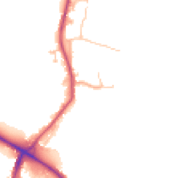 Daytime road noise heatmap for WR10 2EU