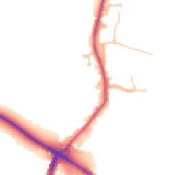Daytime road noise heatmap for WR10 2FT