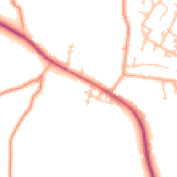 Daytime road noise heatmap for WR10 2FY