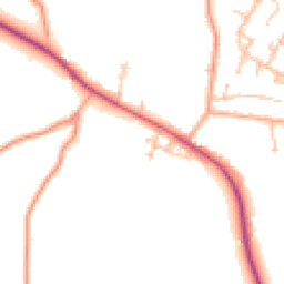 Daytime road noise heatmap for WR10 2FZ