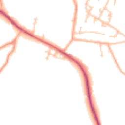 Daytime road noise heatmap for WR10 2GE