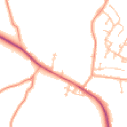 Daytime road noise heatmap for WR10 2GH